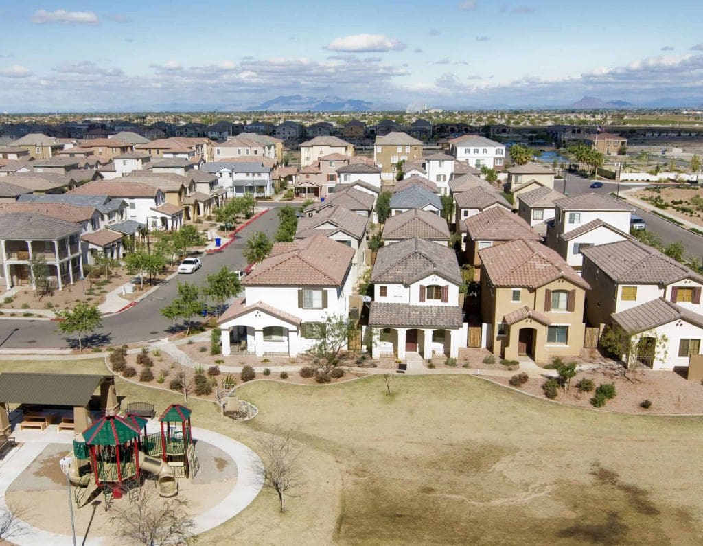 view of roofs in phoenix